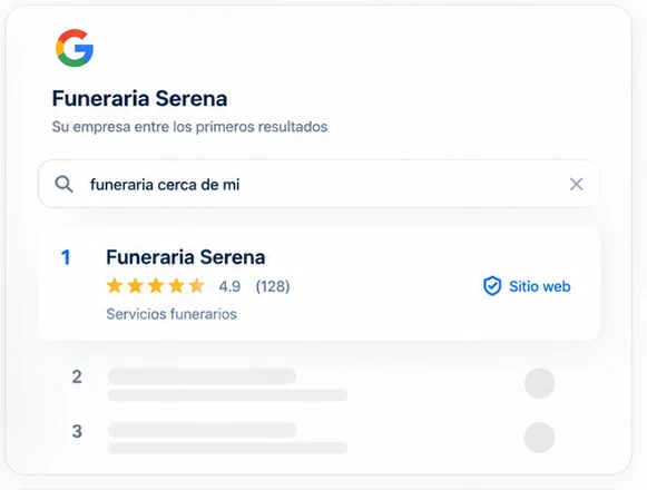 Posicionamiento SEO local para funerarias en Google
